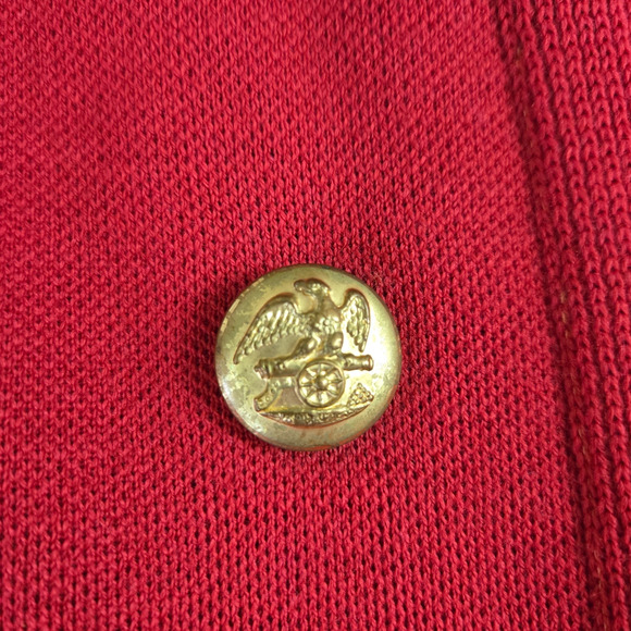 50s Vintage Red Open Front Double Breasted Blazer Pencil Skirt Wool Set Size 2 - Picture 6 of 16